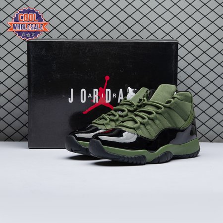 Air Jordan 11 Retro Army Green Black CT8012 300 Men's