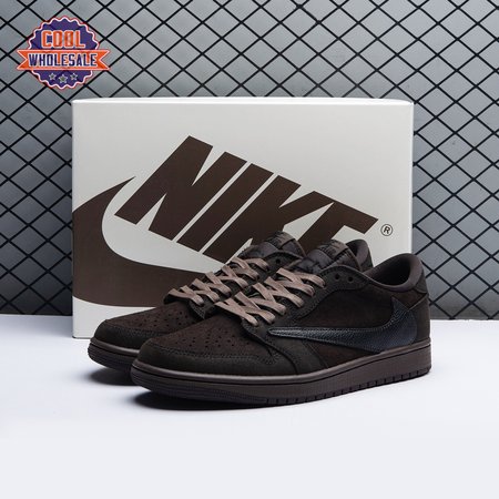 Travis Scott x Air Jordan 1 Low OG Velvet Brown DM7866-202 Unisex