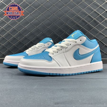 Jordan 1 Low Aquatone 553558-174 Unisex
