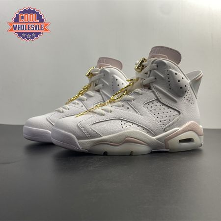 Jordan 6 Retro Gold Hoops DH9696-100 Unisex
