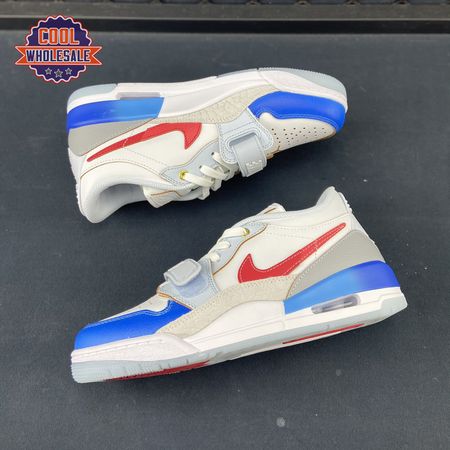 Jordan Legacy 312 Low White Game Royal University Red FN8902-161 Unisex