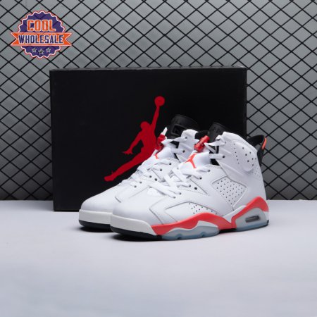 Jordan 6 Retro Infrared White 384664-123 Men's