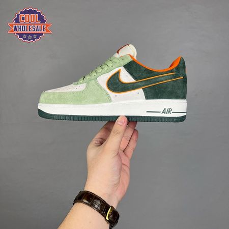 Nike Air Force 1 '07 Low Dark Green White Orange LF8989-777 Unisex