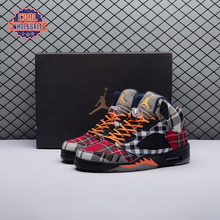 Jordan 5 Retro Plaid (GS) FD4814-008 Unisex