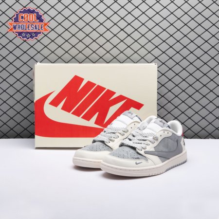 Travis Scott x Fragment Design x Jordan Air Jordan 1 Low OG SP SJ2068-130 Unisex