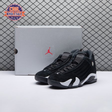 Jordan 14 Retro Black White 487471-016 Men's
