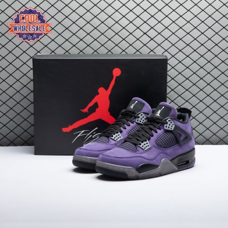 Air jordan 4 x Travis Scott Purple Unisex