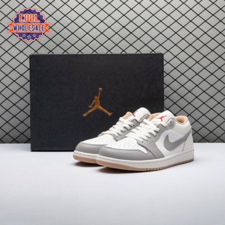 Jordan 1 Low Sail College Grey Rattan 553558-169 Unisex