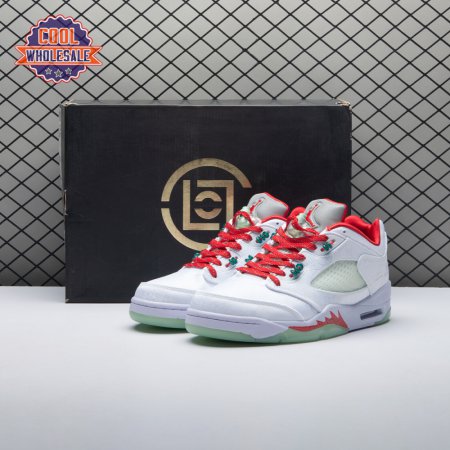 Jordan 5 Retro Low CLOT White Silk 20th Anniversary 1551183 Unisex