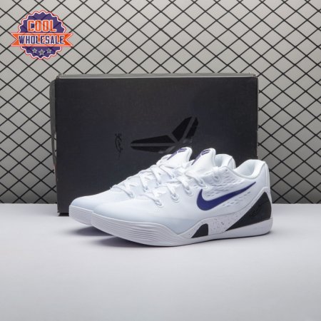 Nike Kobe 9 Elite Low EM Protro White Court Purple IH1401-100 Unisex