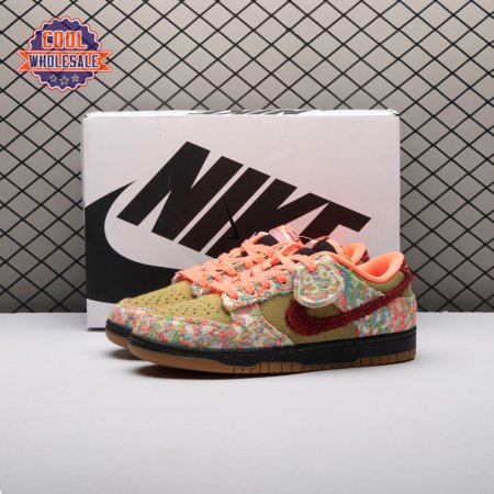 Nike Dunk Low Panda-Monium Green Curry Multi-Color IB2263-300 Unisex