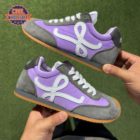 LOEWE Flow Runner Purple,Carbon Grey and White