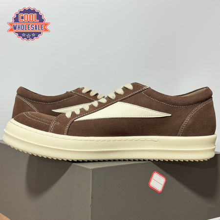 Rick Owens Vans Low-Top Chamois Leather Brown