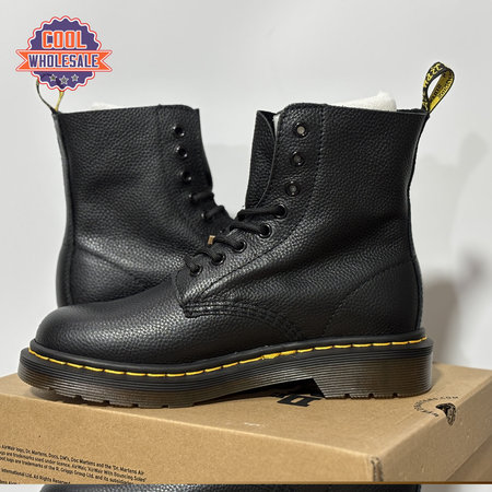 Dr.Martens Jadon Pebbled Leather Boot Black