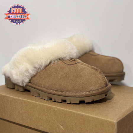 UGG Flat Sole Slippers Chestnut