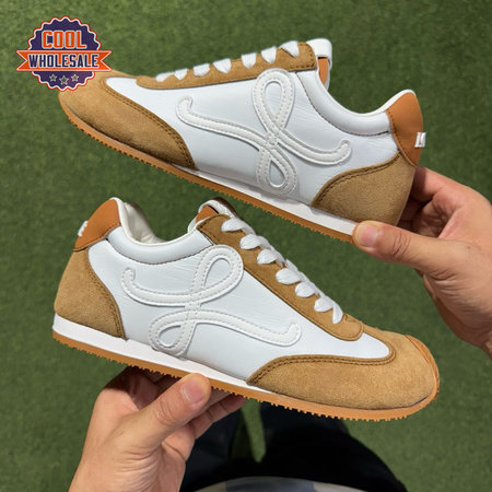 LOEWE Flow Runner Brown and White