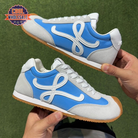 LOEWE Flow Runner Light Gray and Moon Blue