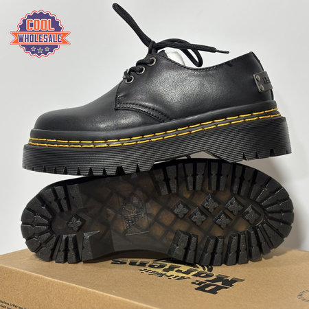 Dr.Martens Black Platform Lace-up Shoes