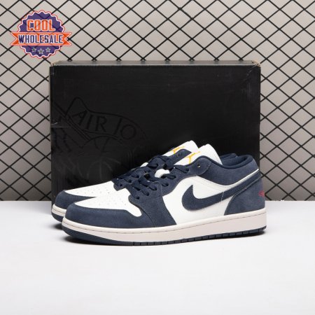 Jordan 1 Low SE Obsidian Suede IO7448-400 Unisex