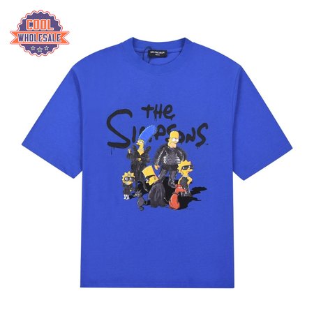 Balenciaga The Simpsons T-Shirt (B50) Blue