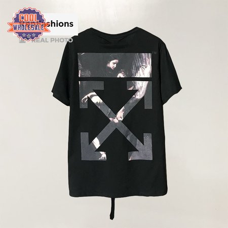 Off White Caravaggio Diag Arrow Tee