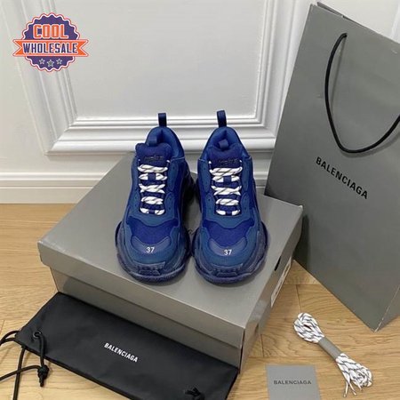 BALENCIAGA MEN'S TRIPLE S SNEAKER CLEAR SOLE - BB198