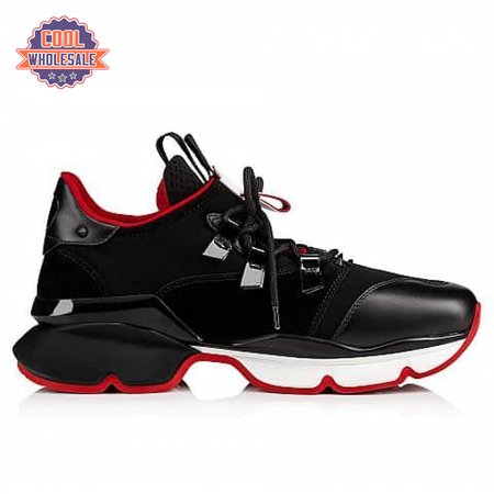 CHRISTIAN LOUBOUTIN RED- RUNNER SNEAKER - CL58