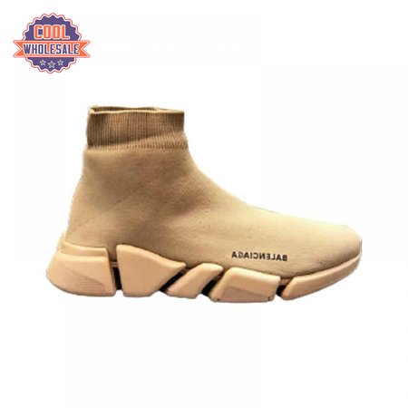 BALENCIAGA MEN'S SPEED 2.0 SNEAKER IN BEIGE - BB153