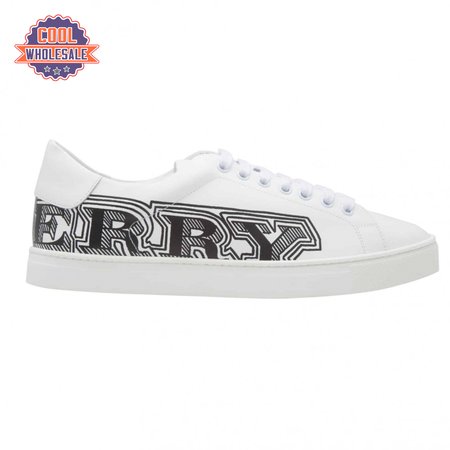 BURBERRY LEATHER SNEAKERS - BBR8