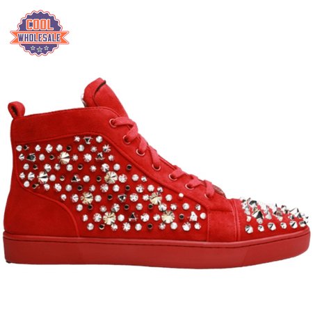 CHRISTIAN LOUBOUTIN HIGH TOP SNEAKER - CL6