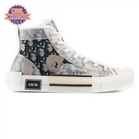 DIOR "B23" HIGH-TOP SAFARI DIOR OBLIQUE SNEAKER - CD16