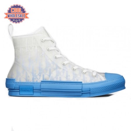 B23 HIGH-TOP SNEAKER WITH GRADIENT BLUE DIOR OBLIQUE CANVAS