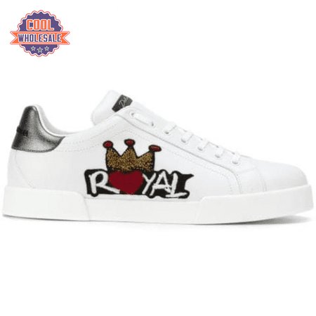 DOLCE & GABBANA ROYAL PATCH SNEAKERS - DG4