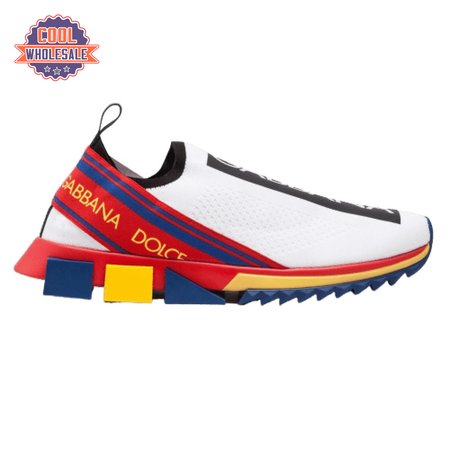 DOLCE & GABBANA STRETCH MESH SORRENTO SNEAKERS WITH LOGO - DG45