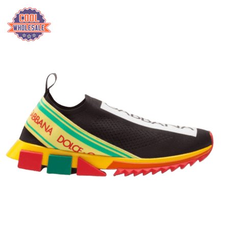 DOLCE & GABBANA STRETCH MESH SORRENTO SNEAKERS WITH LOGO - DG47