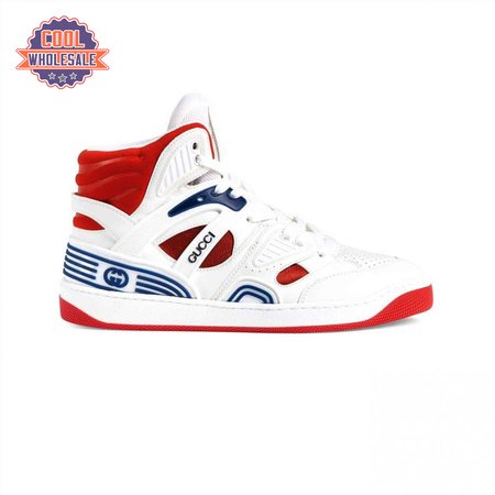 GUCCI BASKET SNEAKERS WHITE DEMETRA - GC068