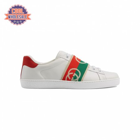 GUCCI MEN'S ACE SNEAKERS WITH ELASTIC WEB - GC213