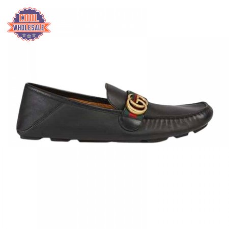 GUCCI LEATHER DRIVER WITH WEB - LDG005