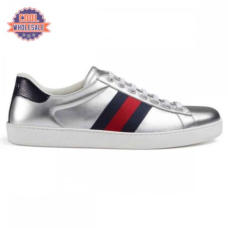 GUCCI ACE SLIVER SNEAKER - GC39