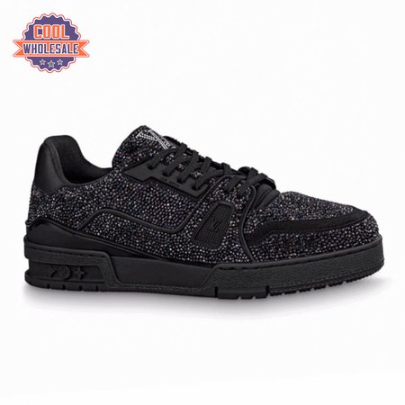 glitter sneaekers black trainer - 223